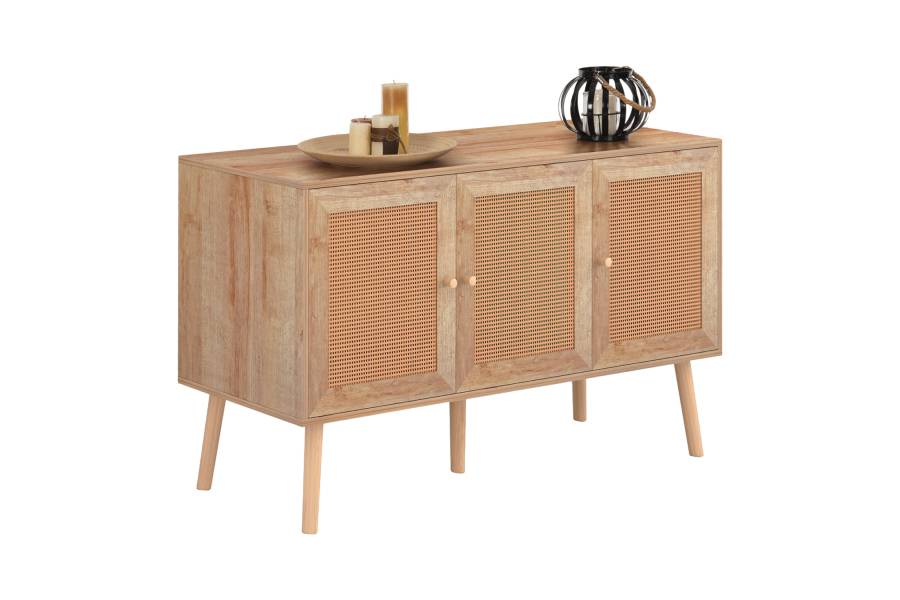 ΜΠΟΥΦΕΣ ΜΕΛΑΜΙΝΗΣ COLM- ΣΥΝΘ. RATTAN ΣΤΙΣ ΠΟΡΤΕΣ HM9220.11 120Χ39Χ70Υεκ.