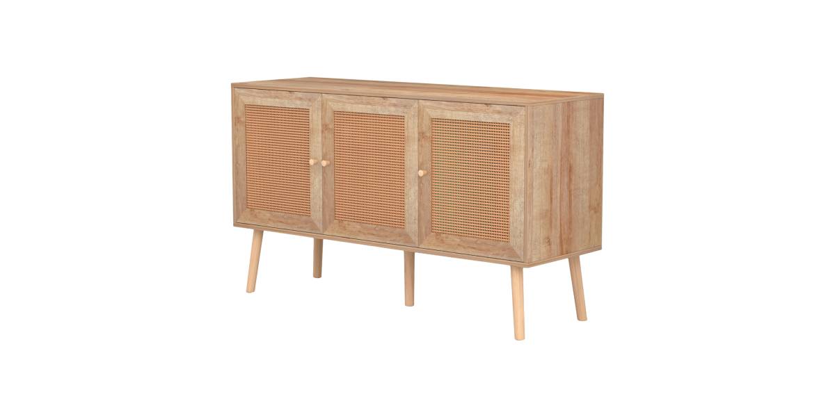 ΜΠΟΥΦΕΣ ΜΕΛΑΜΙΝΗΣ COLM- ΣΥΝΘ. RATTAN ΣΤΙΣ ΠΟΡΤΕΣ HM9220.11 120Χ39Χ70Υεκ.