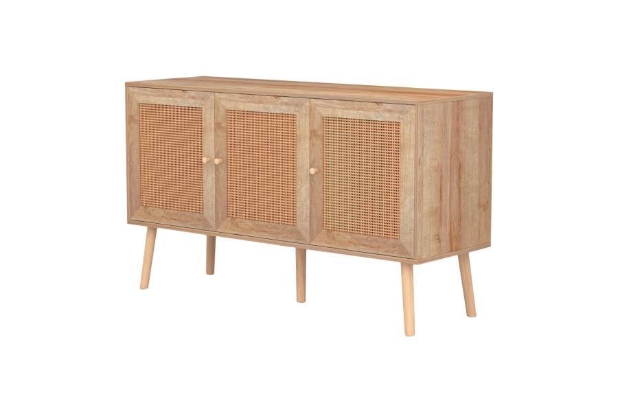 ΜΠΟΥΦΕΣ ΜΕΛΑΜΙΝΗΣ COLM- ΣΥΝΘ. RATTAN ΣΤΙΣ ΠΟΡΤΕΣ HM9220.11 120Χ39Χ70Υεκ.