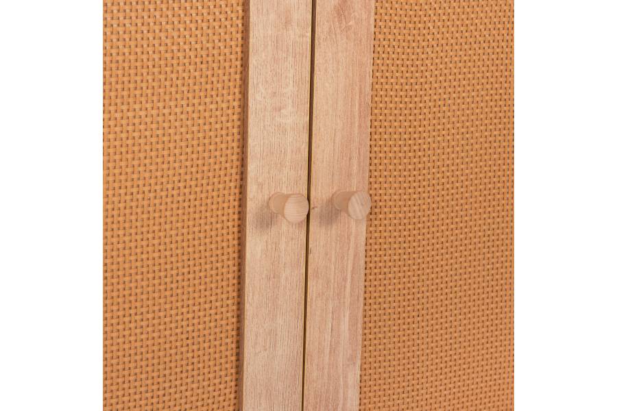 ΜΠΟΥΦΕΣ ΜΕΛΑΜΙΝΗΣ COLM- ΣΥΝΘ. RATTAN ΣΤΙΣ ΠΟΡΤΕΣ HM9220.11 120Χ39Χ70Υεκ.