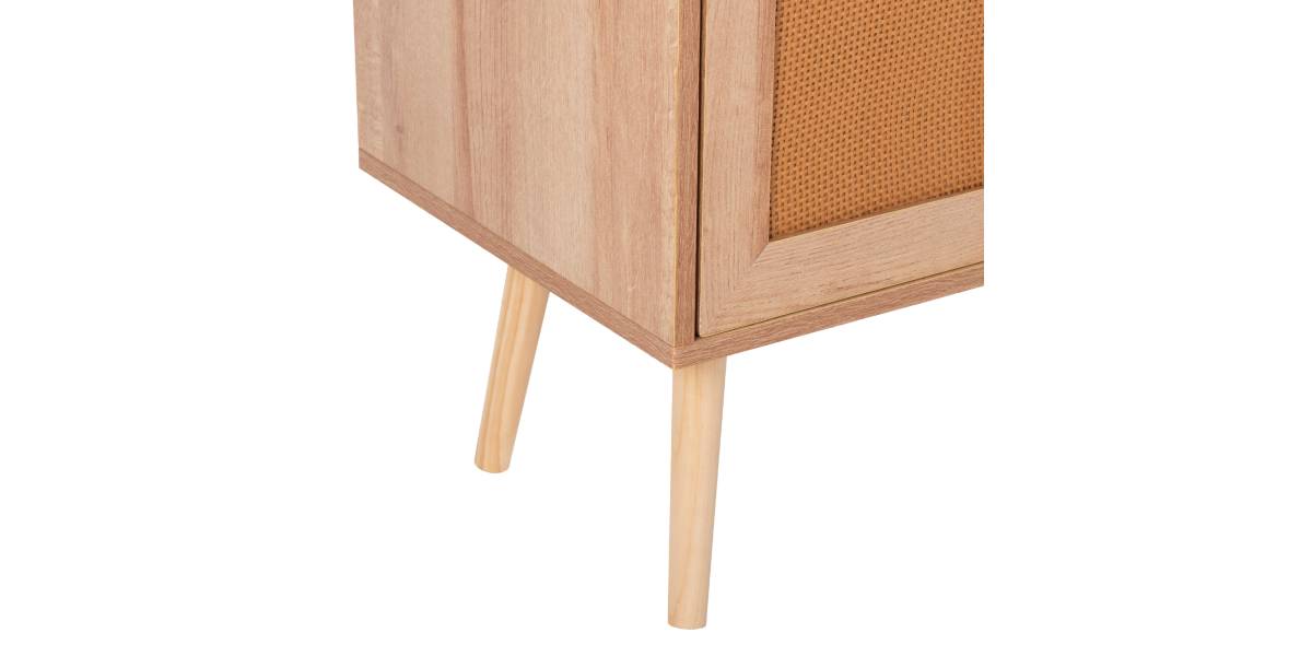 ΜΠΟΥΦΕΣ ΜΕΛΑΜΙΝΗΣ COLM- ΣΥΝΘ. RATTAN ΣΤΙΣ ΠΟΡΤΕΣ HM9220.11 120Χ39Χ70Υεκ.
