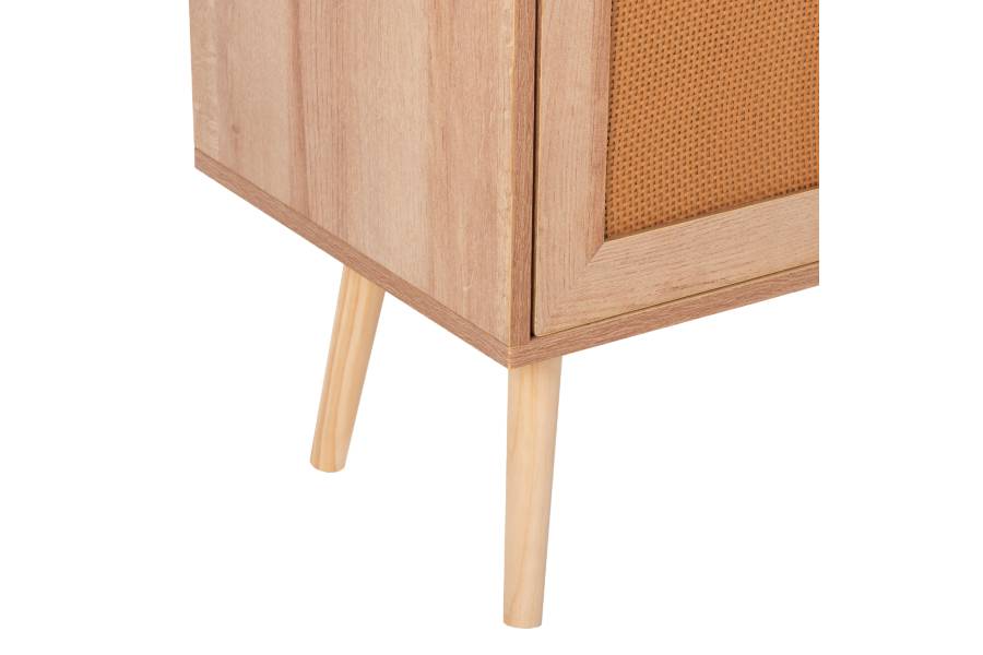 ΜΠΟΥΦΕΣ ΜΕΛΑΜΙΝΗΣ COLM- ΣΥΝΘ. RATTAN ΣΤΙΣ ΠΟΡΤΕΣ HM9220.11 120Χ39Χ70Υεκ.
