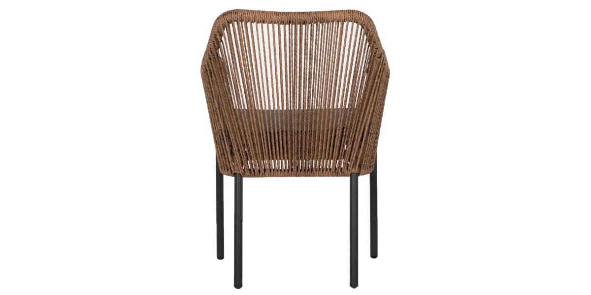 ΠΟΛΥΘΡΟΝΑ ΑΛΟΥΜΙΝΙΟΥ ΓΚΡΙ ΜΕ ΣΧΟΙΝΙ WICKER PE 56x66x79Yεκ. HM5855.03