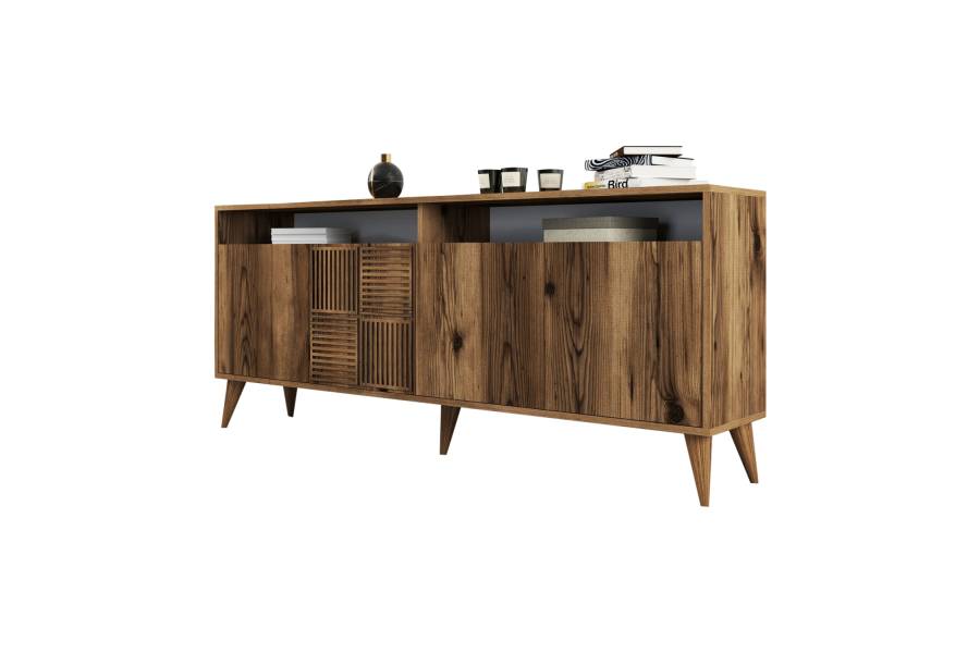 ΜΠΟΥΦΕΣ ΜΕΛΑΜΙΝΗΣ ΚΑΡΥΔΙ HM9431.04 180x35x78.6Υεκ.