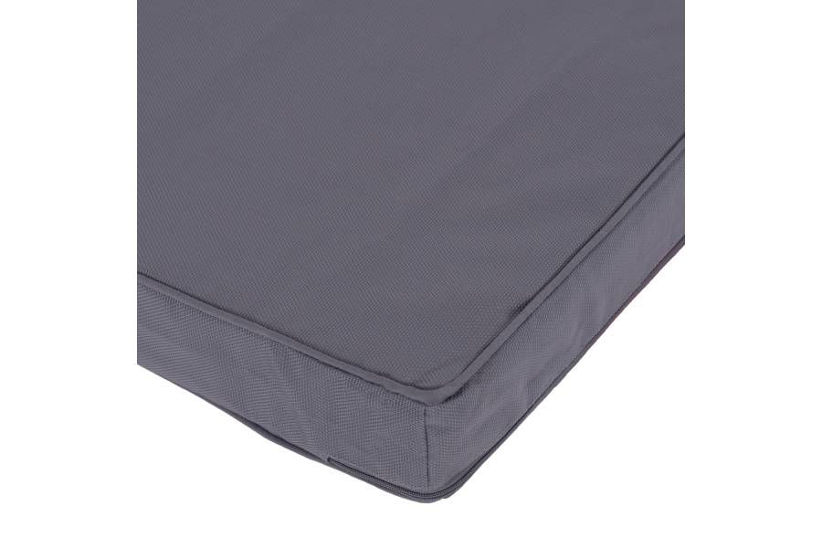 ΜΑΞΙΛΑΡΙ ΞΑΠΛΩΣΤΡΑΣ TEXTILENE 600gr/m2 SIFNOS ΓΚΡΙ HM11237.30T 194x70x11Yεκ.