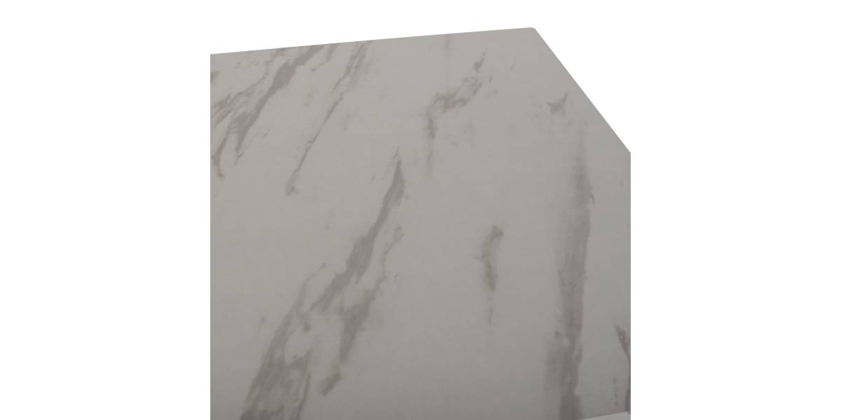 ΤΡΑΠΕΖΙ ΣΑΛΟΝΙΟΥ SAFFRON HM8975.12 ΜΕΛΑΜΙΝΗ ΛΕΥΚΟ ΜΑΡΜΑΡΟ 95x55x43Υεκ.