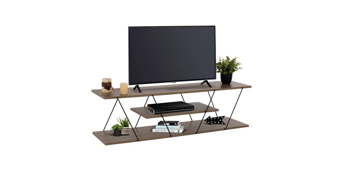 ΕΠΙΠΛΟ ΤΗΛΕΟΡΑΣΗΣ HM8922.13 TARS ΜΕΛΑΜΙΝΗ OLIVE GREY 120x32x33Yεκ.