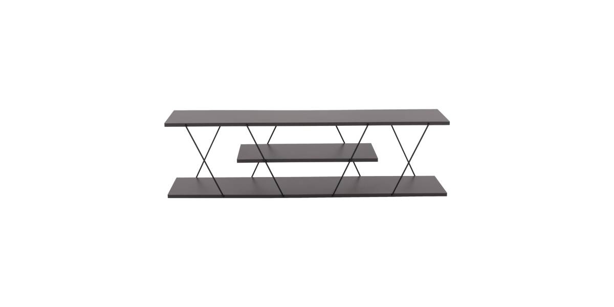 ΕΠΙΠΛΟ ΤΗΛΕΟΡΑΣΗΣ TARS HM8922.20 ΜΕΛΑΜΙΝΗ ΓΚΡΙ 120x32x33Yεκ.