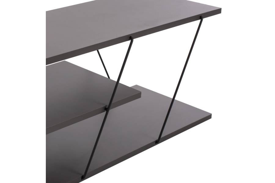 ΕΠΙΠΛΟ ΤΗΛΕΟΡΑΣΗΣ TARS HM8922.20 ΜΕΛΑΜΙΝΗ ΓΚΡΙ 120x32x33Yεκ.