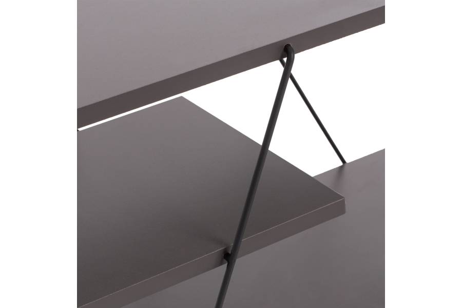 ΕΠΙΠΛΟ ΤΗΛΕΟΡΑΣΗΣ TARS HM8922.20 ΜΕΛΑΜΙΝΗ ΓΚΡΙ 120x32x33Yεκ.