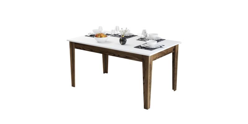 ΤΡΑΠΕΖΙ ΤΡΑΠΕΖΑΡΙΑΣ STANDARD HM9507.02 ΜΕΛΑΜΙΝΗ ΚΑΡΥΔΙ-ΛΕΥΚΟ ΜΕ ΑΠΟΘ.ΧΩΡΟ 145x88x75Yεκ.