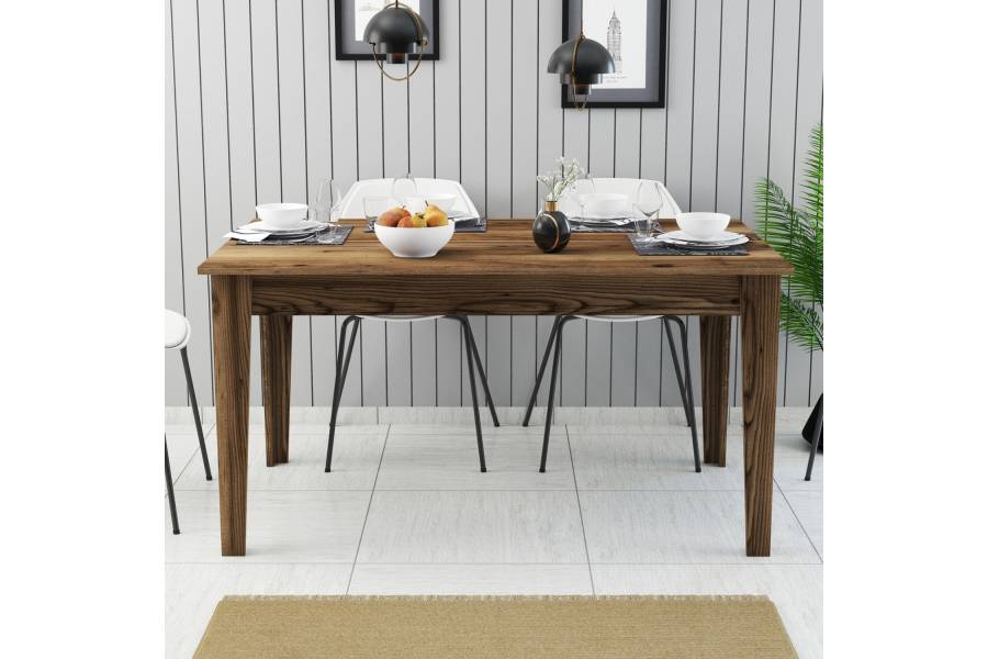 ΤΡΑΠΕΖΙ ΤΡΑΠΕΖΑΡΙΑΣ STANDARD HM9507.04 ΜΕΛΑΜΙΝΗ ΚΑΡΥΔΙ ME ΑΠΟΘHK.ΧΩΡΟ 145x88x75Yεκ.