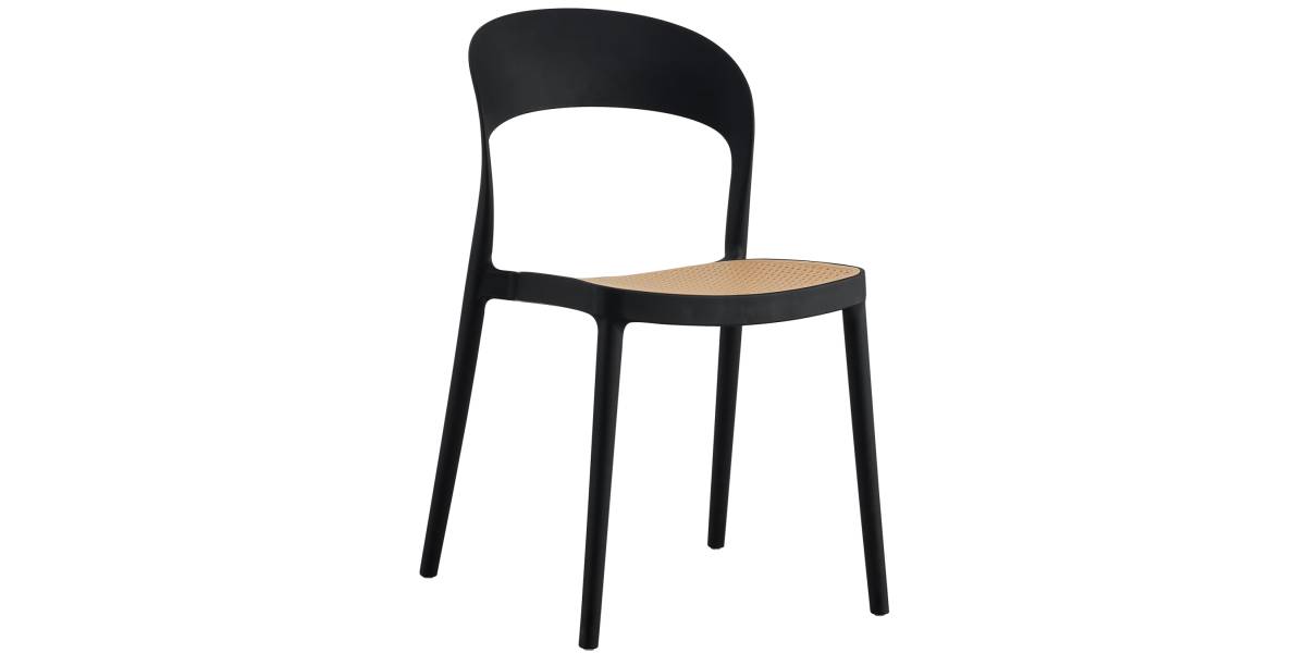 ΚΑΡΕΚΛΑ ΠΟΛΥΠΡΟΠΥΛΕΝΙΟΥ ΜΑΥΡΗ-ΜΠΕΖ CLEO HM5936.02 41x53x81Υ εκ.