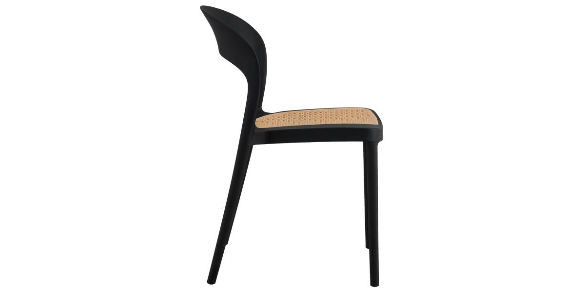 ΚΑΡΕΚΛΑ ΠΟΛΥΠΡΟΠΥΛΕΝΙΟΥ ΜΑΥΡΗ-ΜΠΕΖ CLEO HM5936.02 41x53x81Υ εκ.