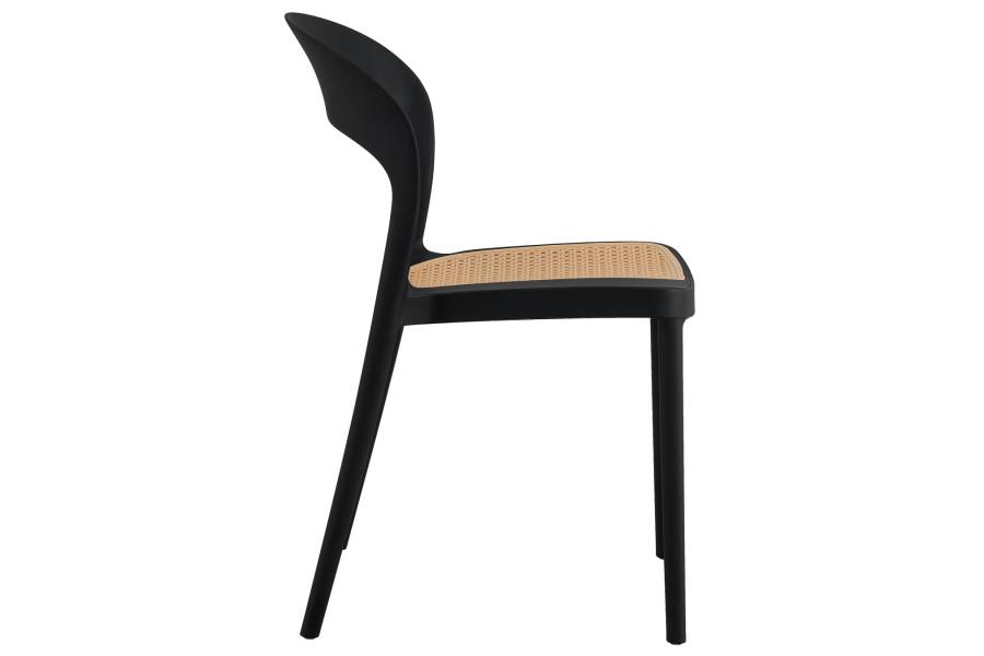 ΚΑΡΕΚΛΑ ΠΟΛΥΠΡΟΠΥΛΕΝΙΟΥ ΜΑΥΡΗ-ΜΠΕΖ CLEO HM5936.02 41x53x81Υ εκ.