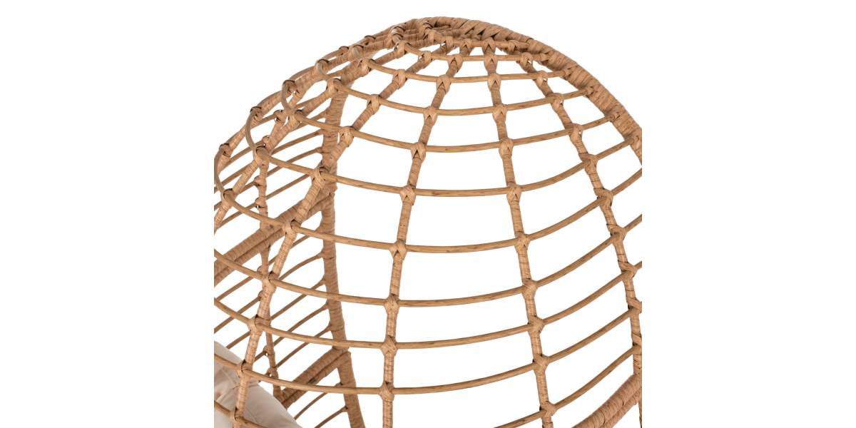 ΠΟΛΥΘΡΟΝΑ Τ.ΦΩΛΙΑ RATTAN HM5869.01 ΜΕΤΑΛ. ΠΟΔΙΑ ΜΑΥΡΑ 77x72x148 εκ.