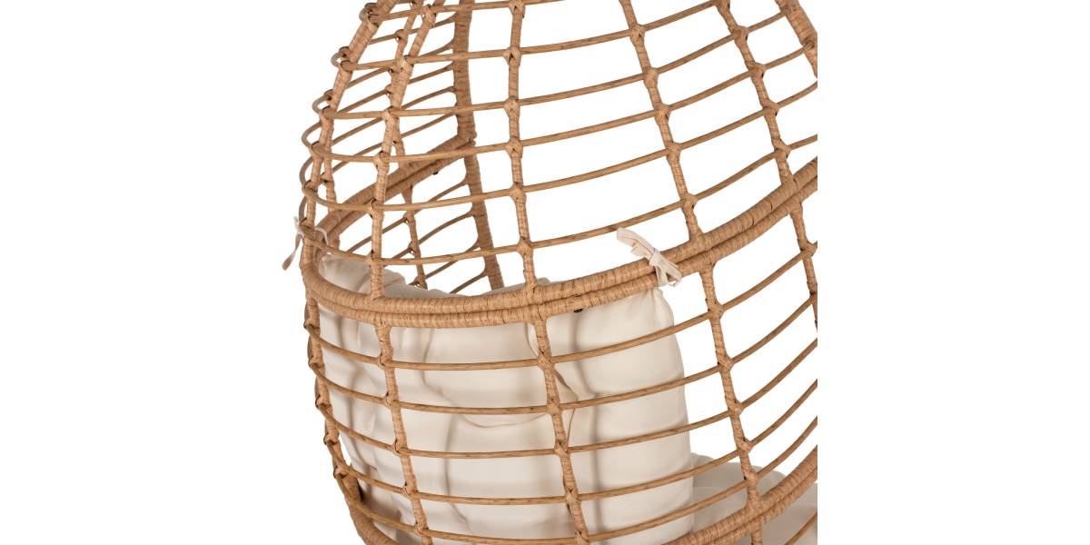ΠΟΛΥΘΡΟΝΑ Τ.ΦΩΛΙΑ RATTAN HM5869.01 ΜΕΤΑΛ. ΠΟΔΙΑ ΜΑΥΡΑ 77x72x148 εκ.