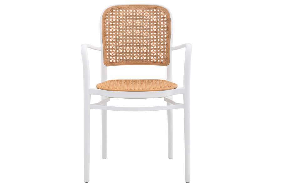 ΠΟΛΥΘΡΟΝΑ ΠΟΛΥΠΡΟΠΥΛΕΝΙΟΥ FLOW HM5938.01 ΛΕΥΚΗ ΚΑΙ ΜΠΕΖ 55x53x86Υεκ.