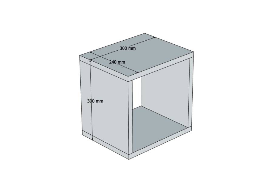 ΣΕΤ ΡΑΦΙΑ ΤΟΙΧΟΥ 5ΤΜΧ ΜΕΛΑΜΙΝΗΣ HM9519.03 ΛΕΥΚΟ 30x30x24Y εκ.