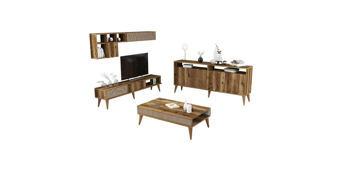 ΣΥΝΘΕΣΗ ΣΑΛΟΝΙΟΥ 3ΤΜΧ ΚΑΡΥΔΙ-ΛΕΥΚΟ HM11845.01