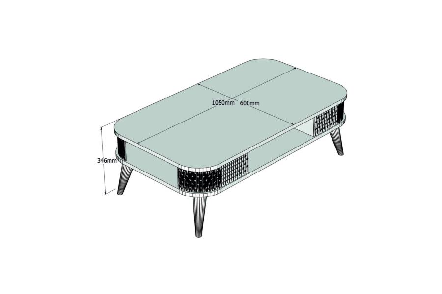 ΣΥΝΘΕΣΗ ΣΑΛΟΝΙΟΥ 2 ΤΜΧ ΦΥΣΙΚΟ OAK HM11848.01