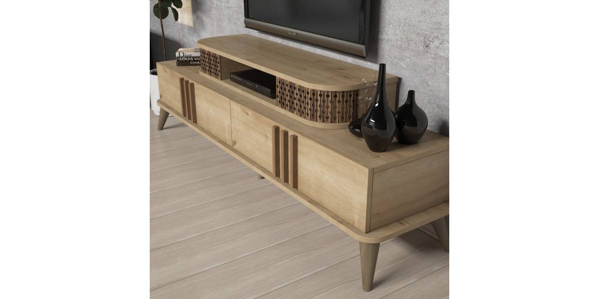 ΣΥΝΘΕΣΗ ΣΑΛΟΝΙΟΥ 2 ΤΜΧ ΦΥΣΙΚΟ OAK HM11848.01