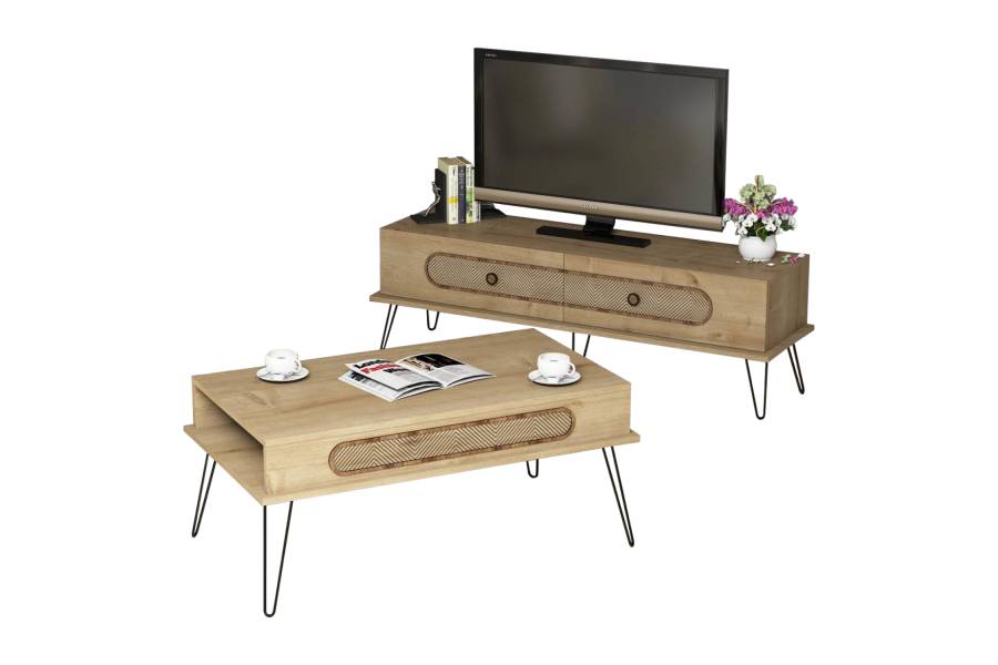 ΣΥΝΘΕΣΗ ΣΑΛΟΝΙΟΥ ΜΕΛΑΜΙΝΗΣ 2ΤΜΧ ΦΥΣΙΚΟ ΟΑΚ HM11851.02