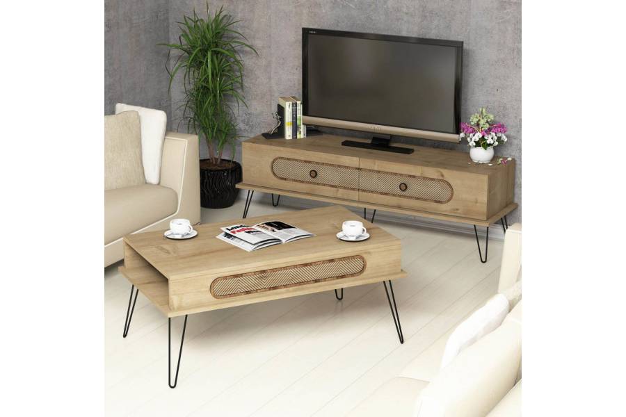 ΣΥΝΘΕΣΗ ΣΑΛΟΝΙΟΥ ΜΕΛΑΜΙΝΗΣ 2ΤΜΧ ΦΥΣΙΚΟ ΟΑΚ HM11851.02