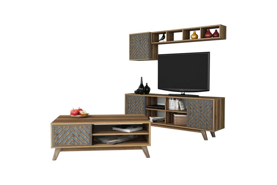 ΣΥΝΘΕΣΗ ΣΑΛΟΝΙΟΥ ΜΕΛΑΜΙΝΗΣ 2ΤΜΧ ΚΑΡΥΔΙ-ΜΠΛΕ HM11853.02