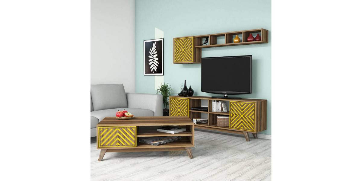 ΣΥΝΘΕΣΗ ΣΑΛΟΝΙΟΥ ΜΕΛΑΜΙΝΗΣ 2ΤΜΧ ΚΑΡΥΔΙ-ΚΙΤΡΙΝΟ HM11853.04