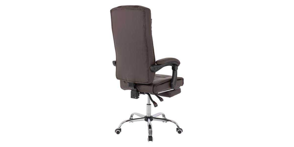 ΠΟΛΥΘΡΟΝΑ ΓΡΑΦΕΙΟΥ ΔΙΕΥΘΥΝΤΙΚΗ ΚΑΦΕ HM1057.19 ΜΕ ΠΤΥΣΣΟΜΕΝΟ ΥΠΟΠΟΔΙΟ 58x71x128Y εκ.