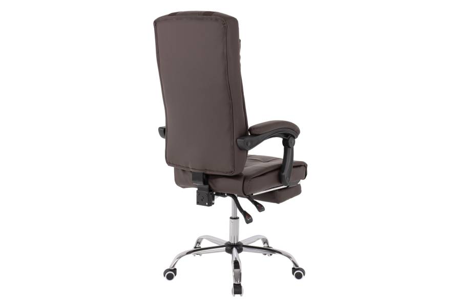 ΠΟΛΥΘΡΟΝΑ ΓΡΑΦΕΙΟΥ ΔΙΕΥΘΥΝΤΙΚΗ ΚΑΦΕ HM1057.19 ΜΕ ΠΤΥΣΣΟΜΕΝΟ ΥΠΟΠΟΔΙΟ 58x71x128Y εκ.