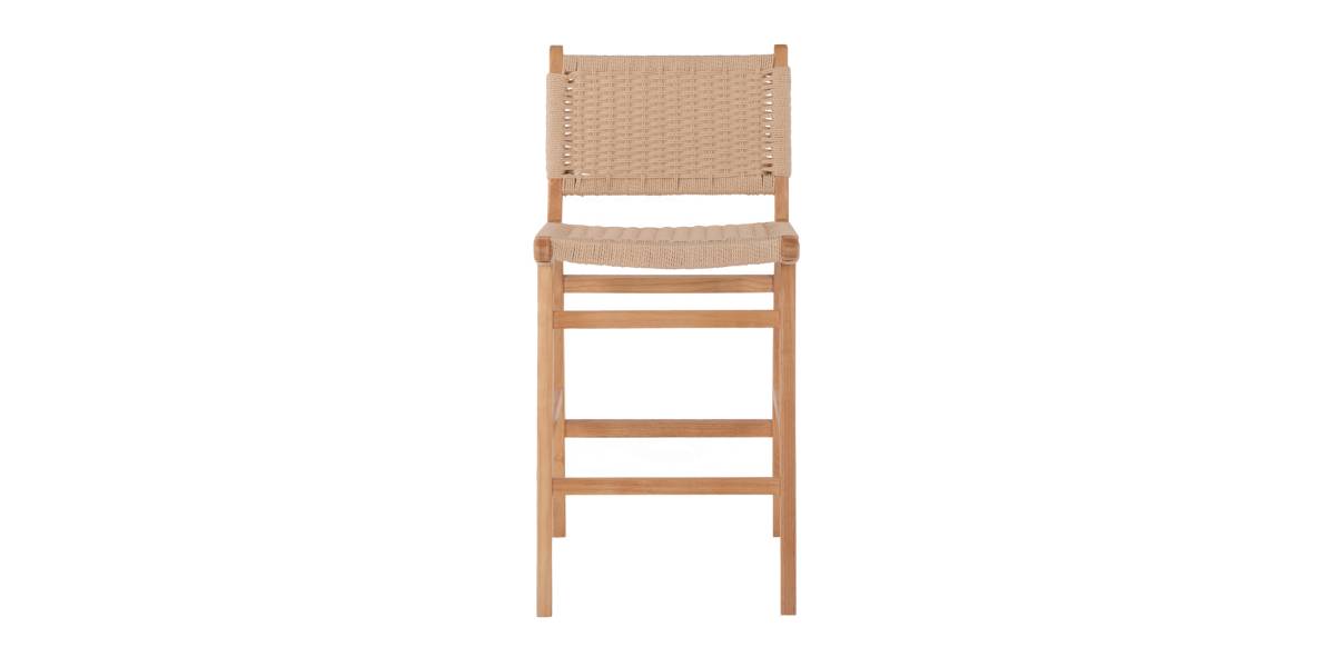 ΣΚΑΜΠΟ ΜΕΣΑΙΟΥ ΥΨΟΥΣ HM9332.01 RUBBERWOOD & ΣΧΟΙΝΙ- ΦΥΣΙΚΟ ΧΡΩΜΑ 45x46x95Υεκ.