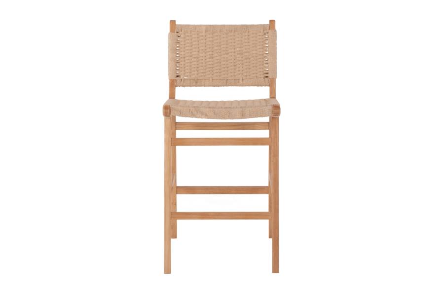 ΣΚΑΜΠΟ ΜΕΣΑΙΟΥ ΥΨΟΥΣ HM9332.01 RUBBERWOOD & ΣΧΟΙΝΙ- ΦΥΣΙΚΟ ΧΡΩΜΑ 45x46x95Υεκ.
