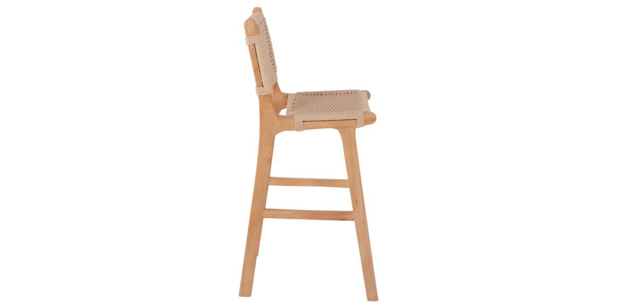 ΣΚΑΜΠΟ ΜΕΣΑΙΟΥ ΥΨΟΥΣ HM9332.01 RUBBERWOOD & ΣΧΟΙΝΙ- ΦΥΣΙΚΟ ΧΡΩΜΑ 45x46x95Υεκ.