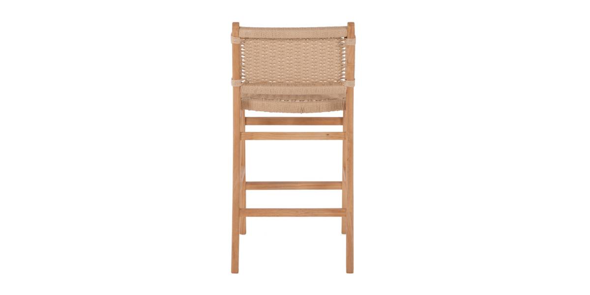 ΣΚΑΜΠΟ ΜΕΣΑΙΟΥ ΥΨΟΥΣ HM9332.01 RUBBERWOOD & ΣΧΟΙΝΙ- ΦΥΣΙΚΟ ΧΡΩΜΑ 45x46x95Υεκ.