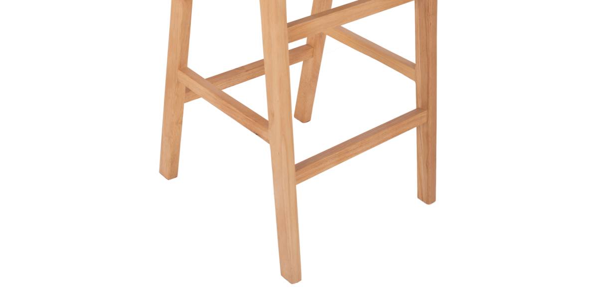 ΣΚΑΜΠΟ ΜΕΣΑΙΟΥ ΥΨΟΥΣ HM9332.01 RUBBERWOOD & ΣΧΟΙΝΙ- ΦΥΣΙΚΟ ΧΡΩΜΑ 45x46x95Υεκ.