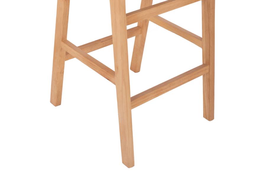 ΣΚΑΜΠΟ ΜΕΣΑΙΟΥ ΥΨΟΥΣ HM9332.01 RUBBERWOOD & ΣΧΟΙΝΙ- ΦΥΣΙΚΟ ΧΡΩΜΑ 45x46x95Υεκ.