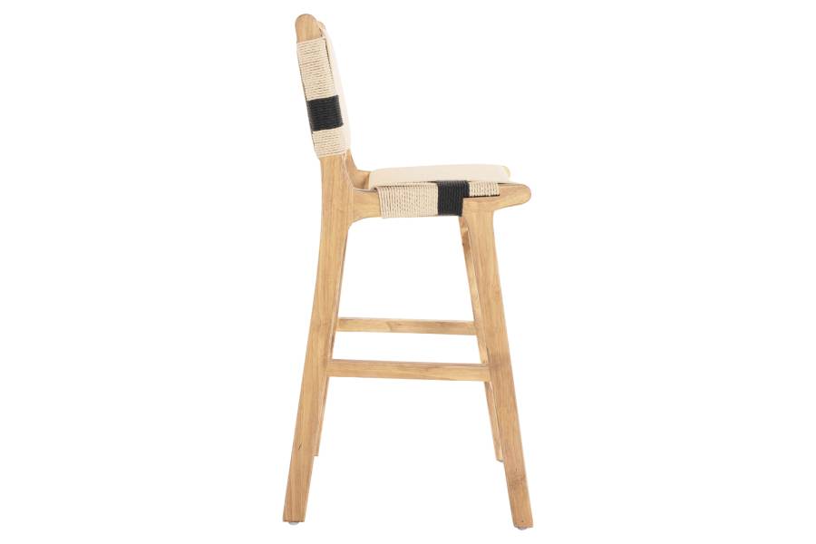 ΣΚΑΜΠΟ ΜΕΣΑΙΟΥ ΥΨΟΥΣ HM9325.01 RUBBERWOOD & ΣΧΟΙΝΙ-ΦΥΣΙΚΟ RUSTIC 45x46x95Υεκ.