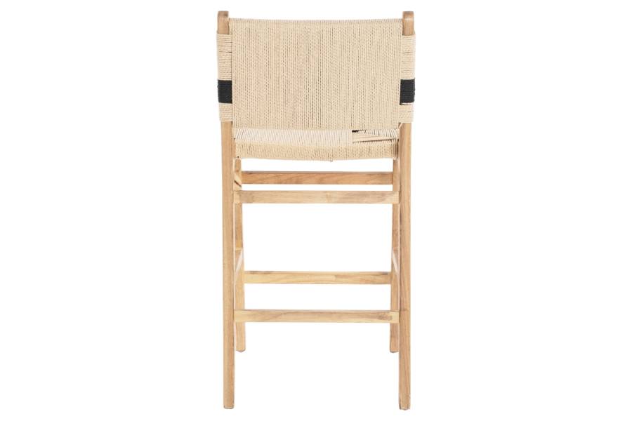 ΣΚΑΜΠΟ ΜΕΣΑΙΟΥ ΥΨΟΥΣ HM9325.01 RUBBERWOOD & ΣΧΟΙΝΙ-ΦΥΣΙΚΟ RUSTIC 45x46x95Υεκ.