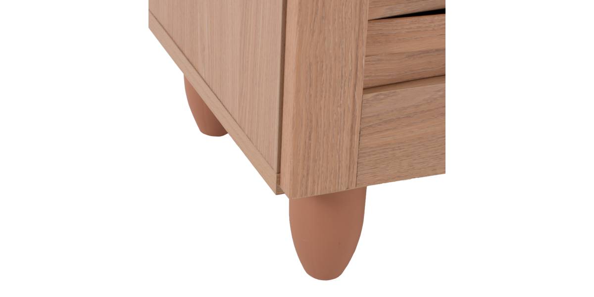 ΠΑΠΟΥΤΣΟΘΗΚΗ-ΝΤΟΥΛΑΠΙ CASSIOPE HM2208.09 ΜΕΛΑΜΙΝΗ ΣΕ ΧΡΩΜΑ ΦΥΣΙΚΟ 77Χ34Χ63.5Yεκ.