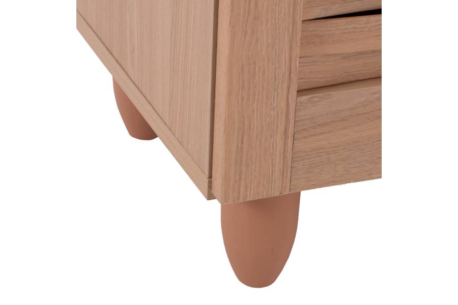 ΠΑΠΟΥΤΣΟΘΗΚΗ-ΝΤΟΥΛΑΠΙ CASSIOPE HM2208.09 ΜΕΛΑΜΙΝΗ ΣΕ ΧΡΩΜΑ ΦΥΣΙΚΟ 77Χ34Χ63.5Yεκ.