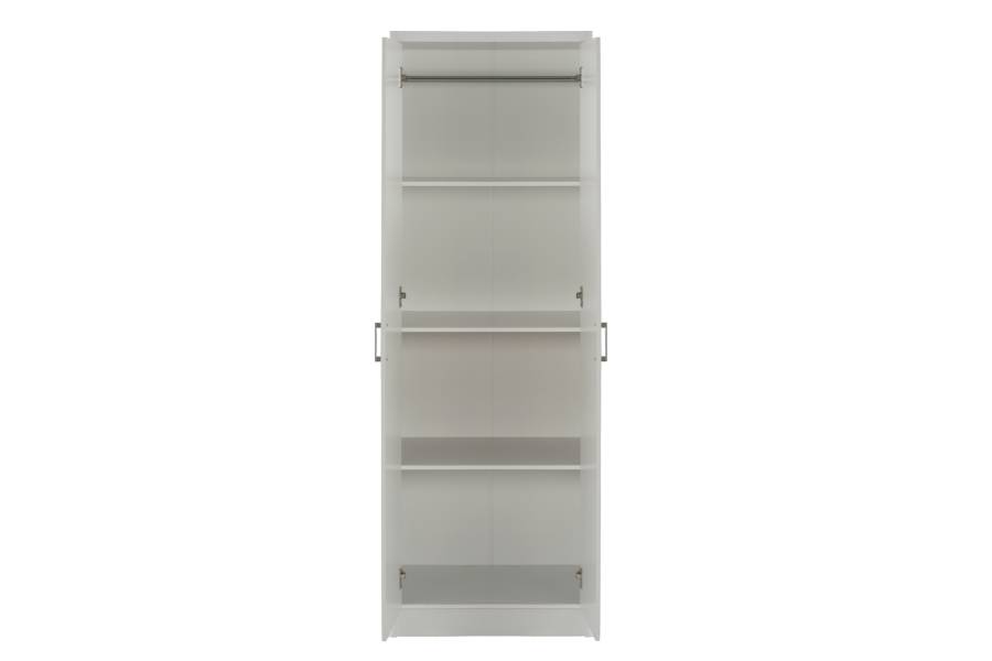 ΝΤΟΥΛΑΠΑ 2ΦΥΛΛΗ BAILEY ΜΕ ΤΡΙΑ ΡΑΦΙΑ HM337.05 ΜΕΛΑΜΙΝΗ ΛΕΥΚΗ 60Χ43Χ181Υεκ.