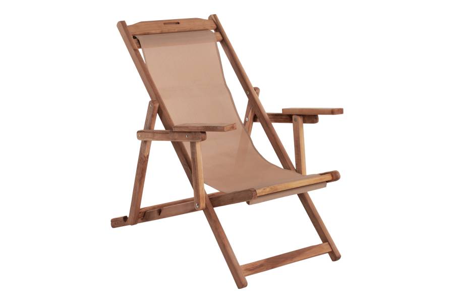 ΣΕΖΛΟΝΓΚ ΛΗΜΝΟΣ ΜΕ ΜΠΡΑΤΣΑ ΕΜΠΟΤΙΣΜΟΥ ΚΑΡΥΔΙ ΜΕ ΠΑΝΙ ΜΟΚΑ HM11878 62,5x97x105Υ εκ.