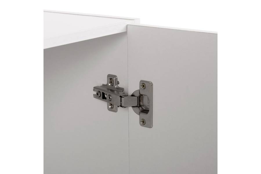 ΠΑΤΑΡΙ 3ΦΥΛΛΗΣ ΝΤΟΥΛΑΠΑΣ ΜΕΛΑΜΙΝΗΣ ALIVIA HM351.05 ΣΕ ΧΡΩΜΑ ΛΕΥΚΟ 90,2x42x60Yεκ.