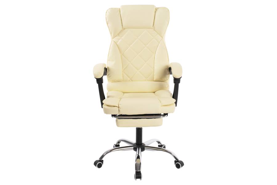 ΚΑΡΕΚΛΑ ΓΡΑΦΕΙΟΥ ΜΕ ΥΠΟΠΟΔΙΟ HM1184.02 ΕΚΡΟΥ PU 63x65x117Y εκ.