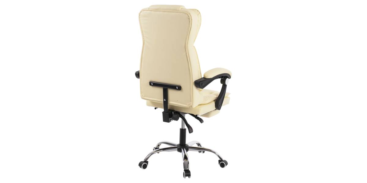 ΚΑΡΕΚΛΑ ΓΡΑΦΕΙΟΥ ΜΕ ΥΠΟΠΟΔΙΟ HM1184.02 ΕΚΡΟΥ PU 63x65x117Y εκ.