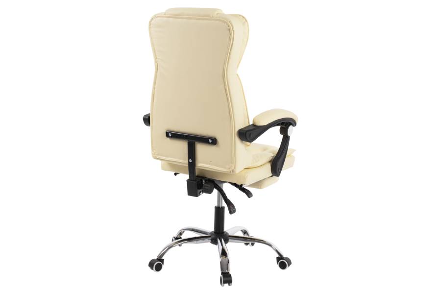 ΚΑΡΕΚΛΑ ΓΡΑΦΕΙΟΥ ΜΕ ΥΠΟΠΟΔΙΟ HM1184.02 ΕΚΡΟΥ PU 63x65x117Y εκ.