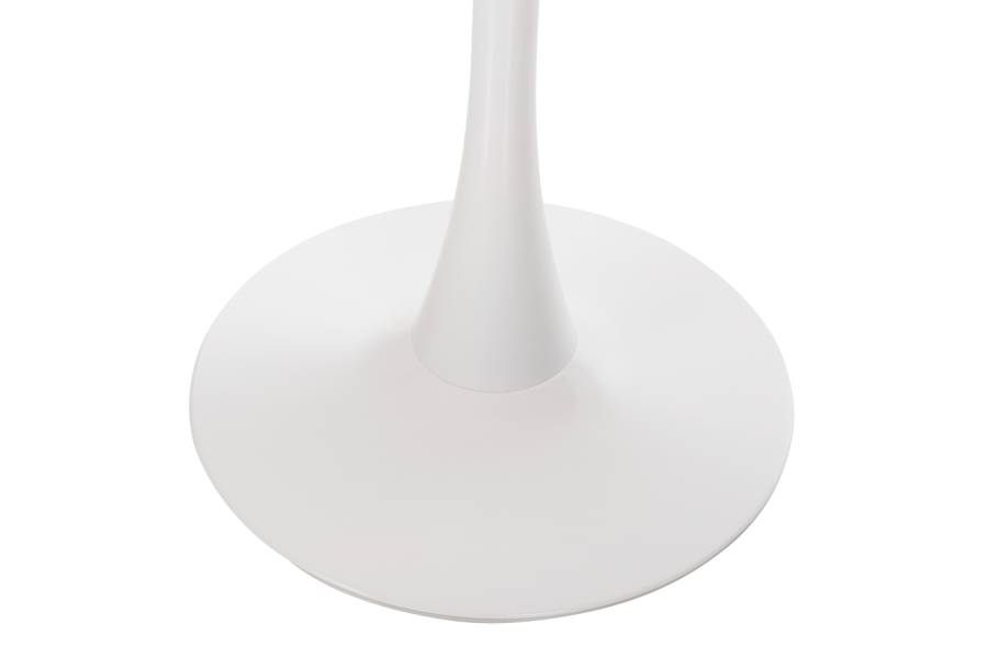 ΤΡΑΠΕΖΙ ΤΡΑΠΕΖΑΡΙΑΣ ROLLO HM9421.01 ΣΤΡΟΓΓΥΛΟ WHITE MARBLE Φ90x74Y εκ.