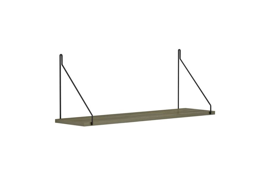 ΡΑΦΙ ΤΟΙΧΟΥ AGILAN ΜΕΛΑΜΙΝΗΣ HM9183.12 OLIVE GREY 72x20x27Y εκ.